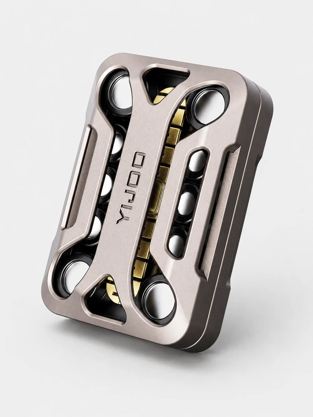 Open-Frame Metal Magnet Slider Fidget Toy