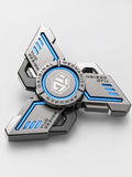 Armored Blue Alloy Fidget Hand Spinner Toy