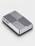 Geometric Silver Magnetic Slider Fidget Toy