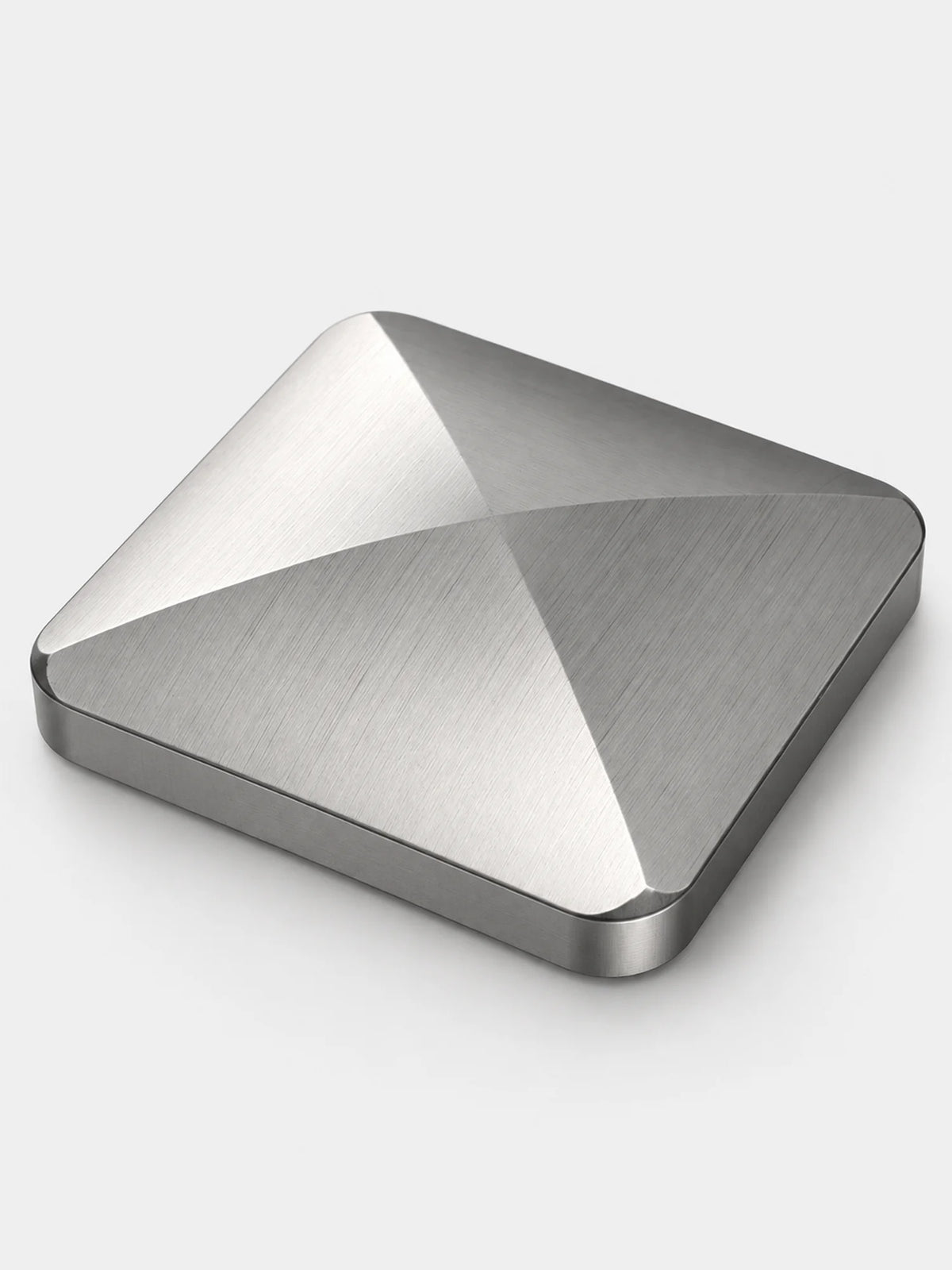 Geometric Metal Flip Worry Stone Fidget Toy