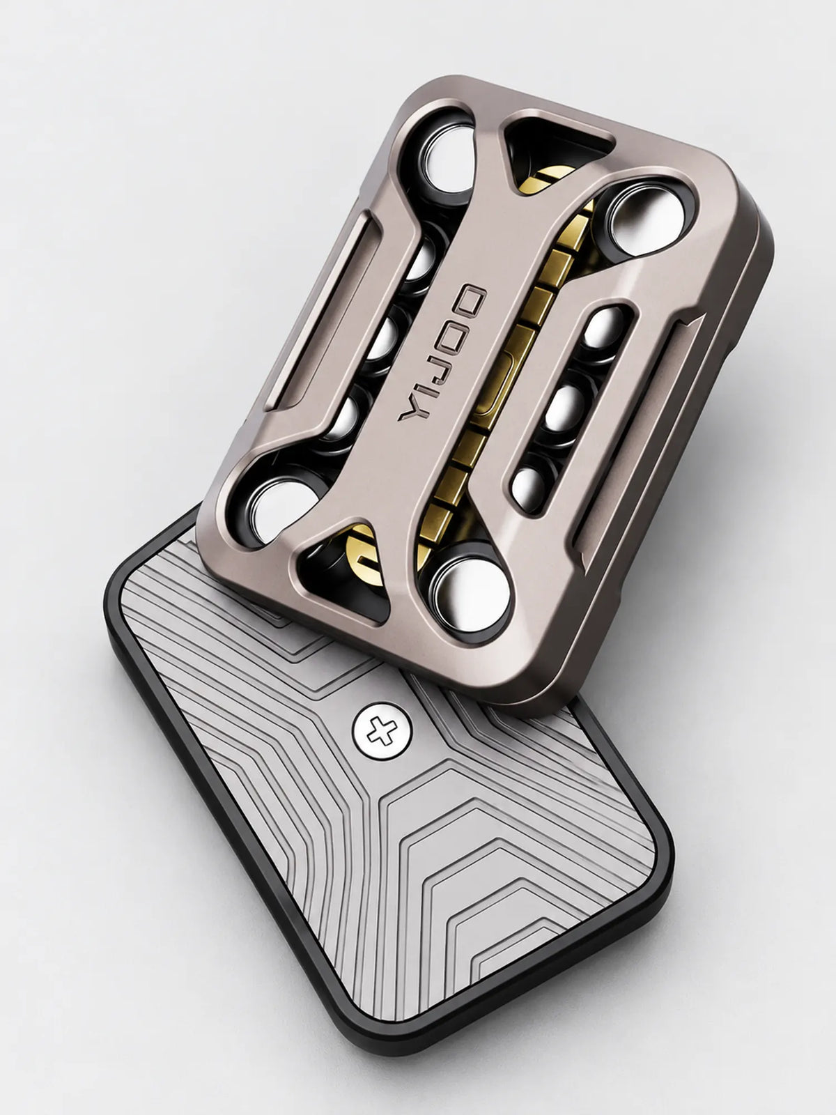 Open-Frame Metal Magnet Slider Fidget Toy
