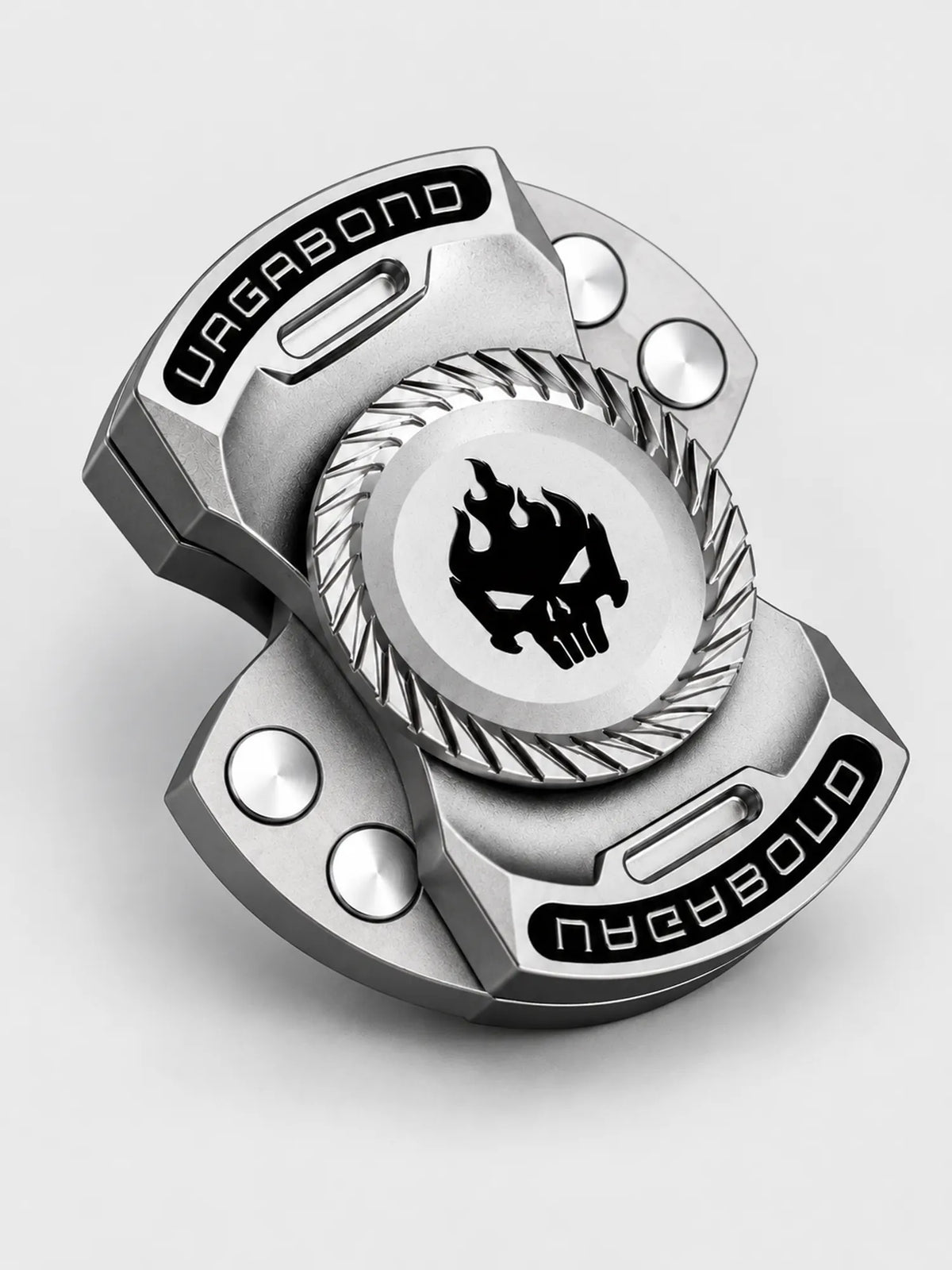 Ghost Skull 3-in-1 Metal Spinner Fidget Toy