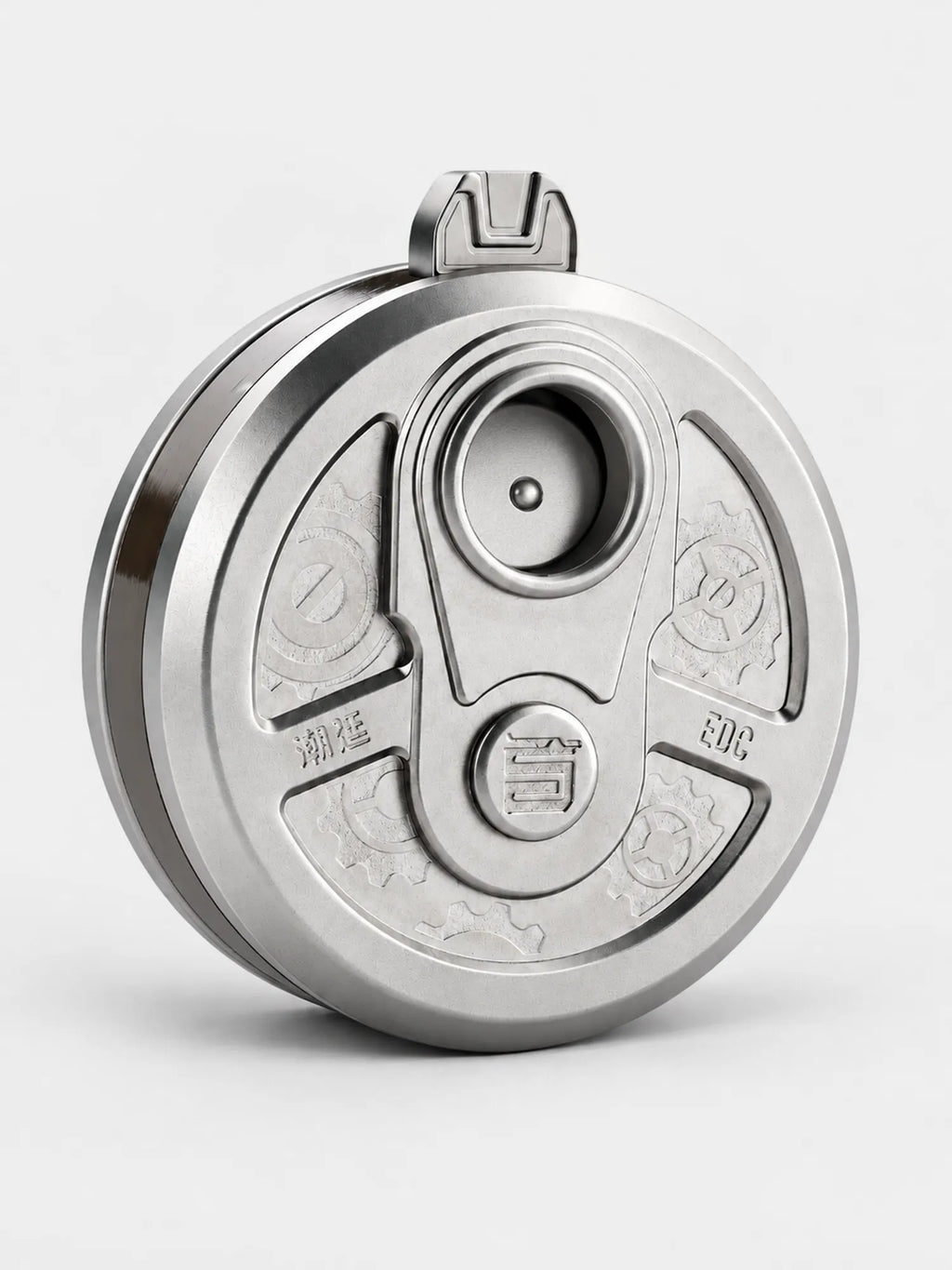 Revolver Cylinder Ratchet Fidget Dice Spinner