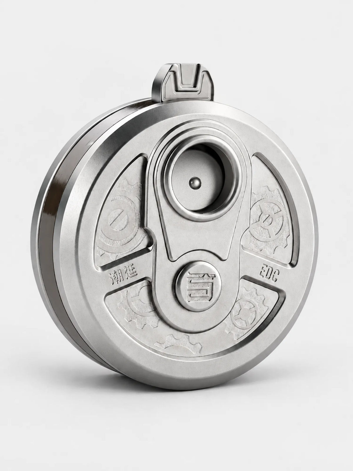 Revolver Cylinder Ratchet Fidget Dice Spinner
