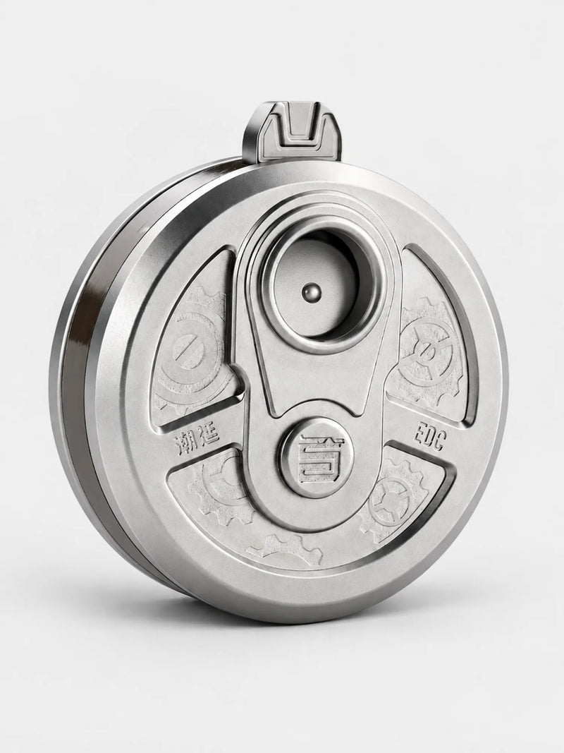Revolver Cylinder Ratchet Fidget Dice Spinner