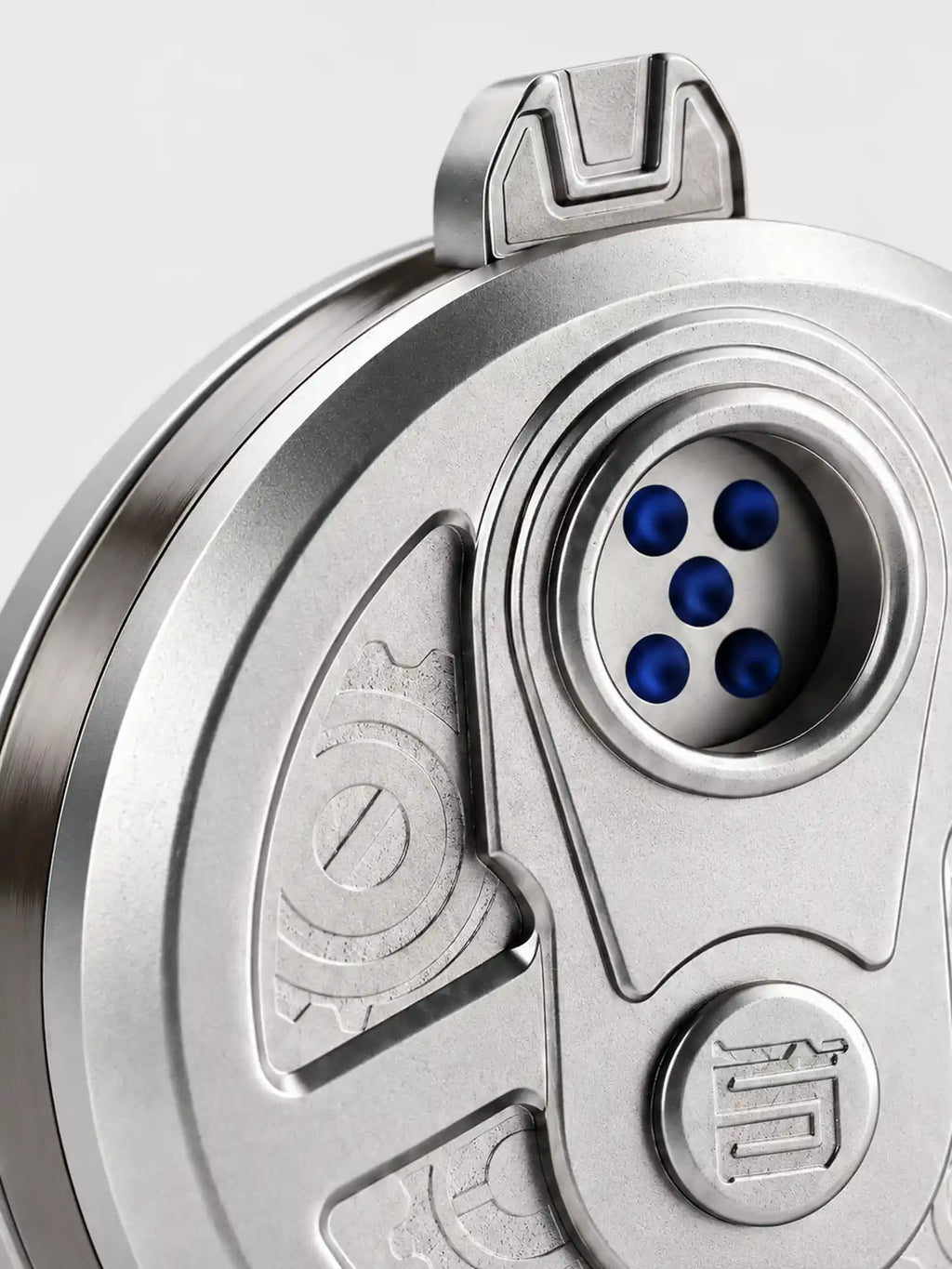 Revolver Cylinder Ratchet Fidget Dice Spinner