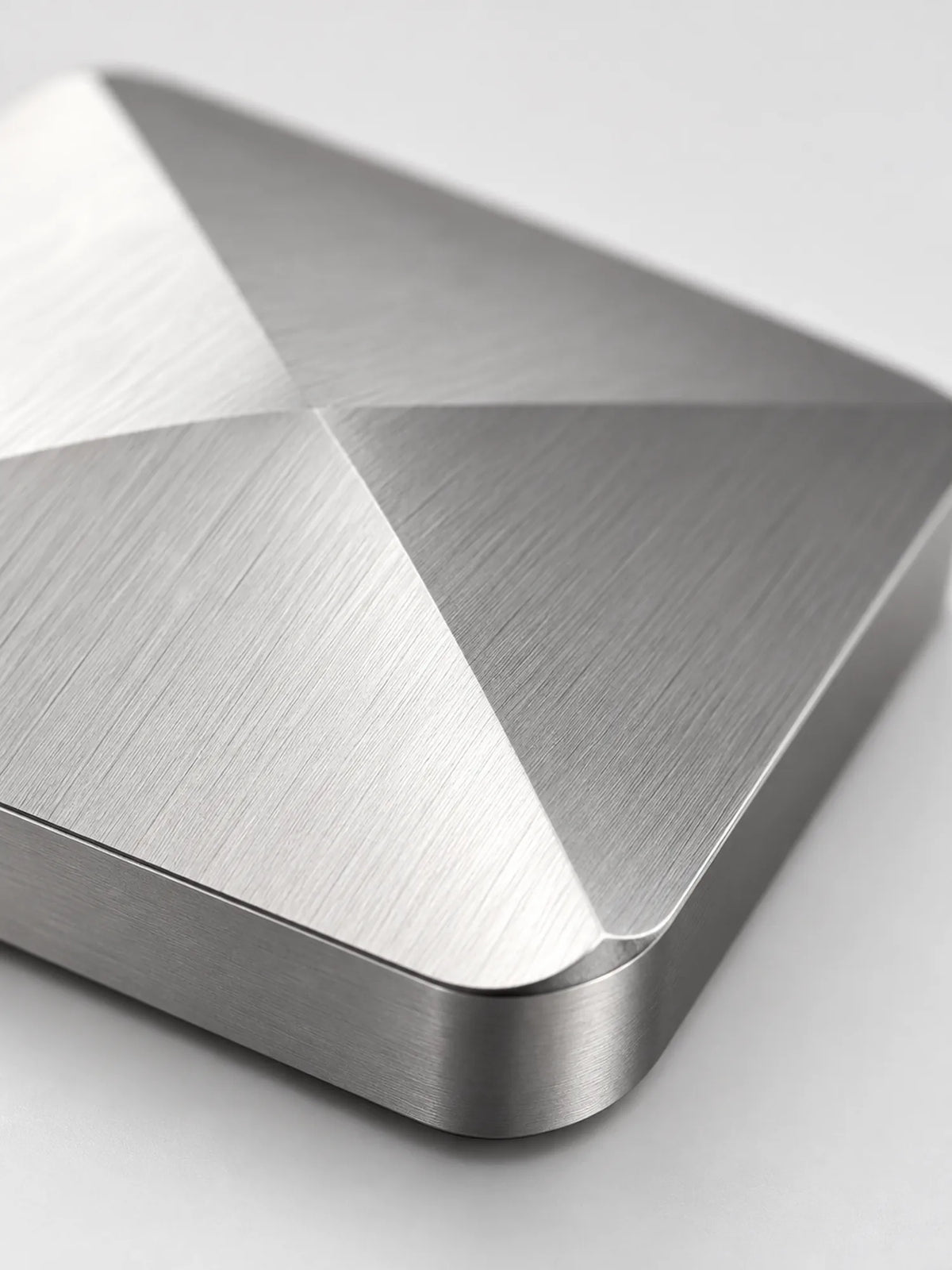 Geometric Metal Flip Worry Stone Fidget Toy