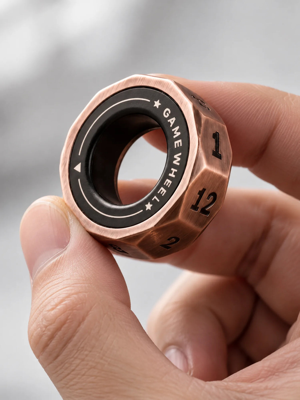 D12 Decision Spinning Ring Fidget Toy