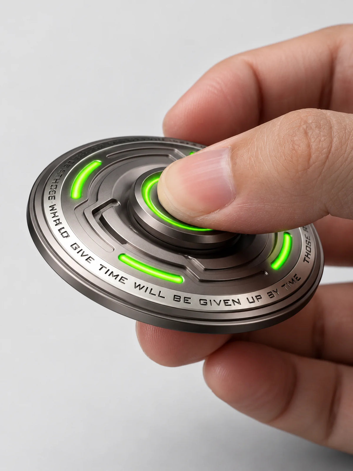 GlowArc Luminous Metal Fidget Spinner