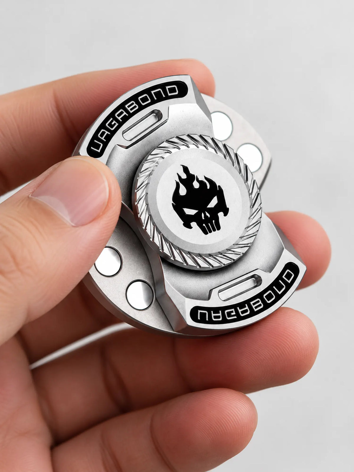 Ghost Skull 3-in-1 Metal Spinner Fidget Toy