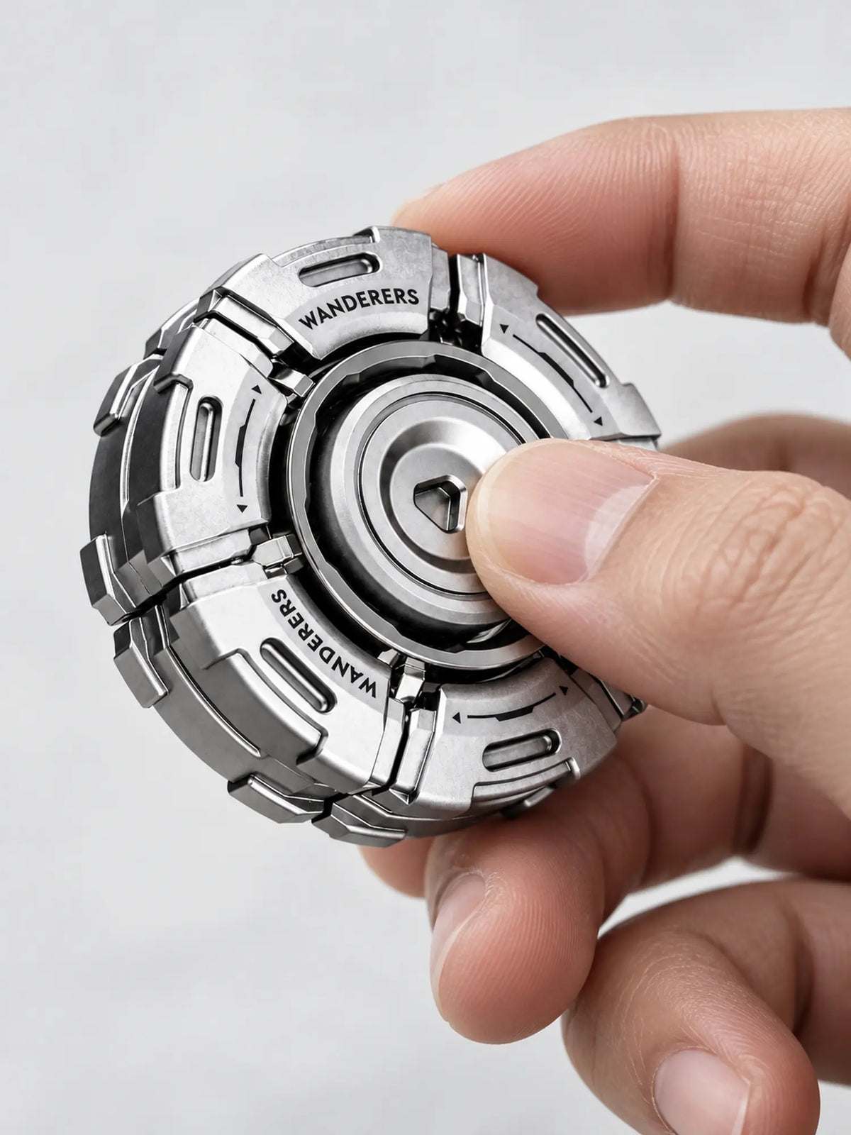 Transforming Armor Metal Fidget Spinner Toy