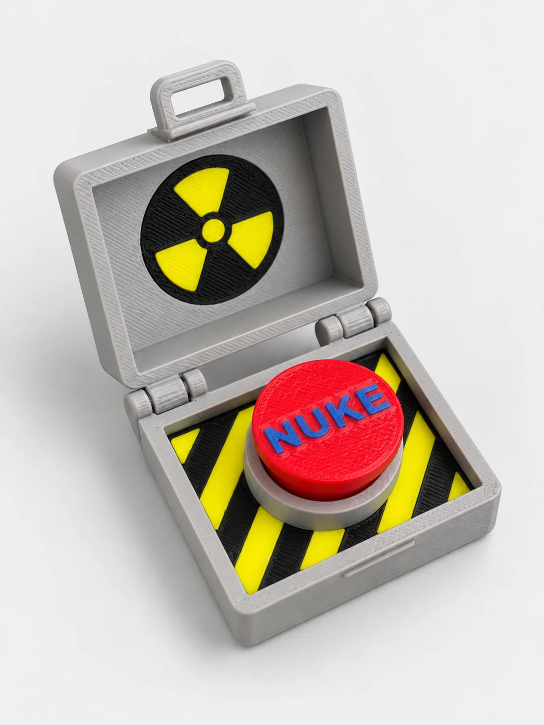 3D Printed Nuclear Button Fidget Toy Desk Decor