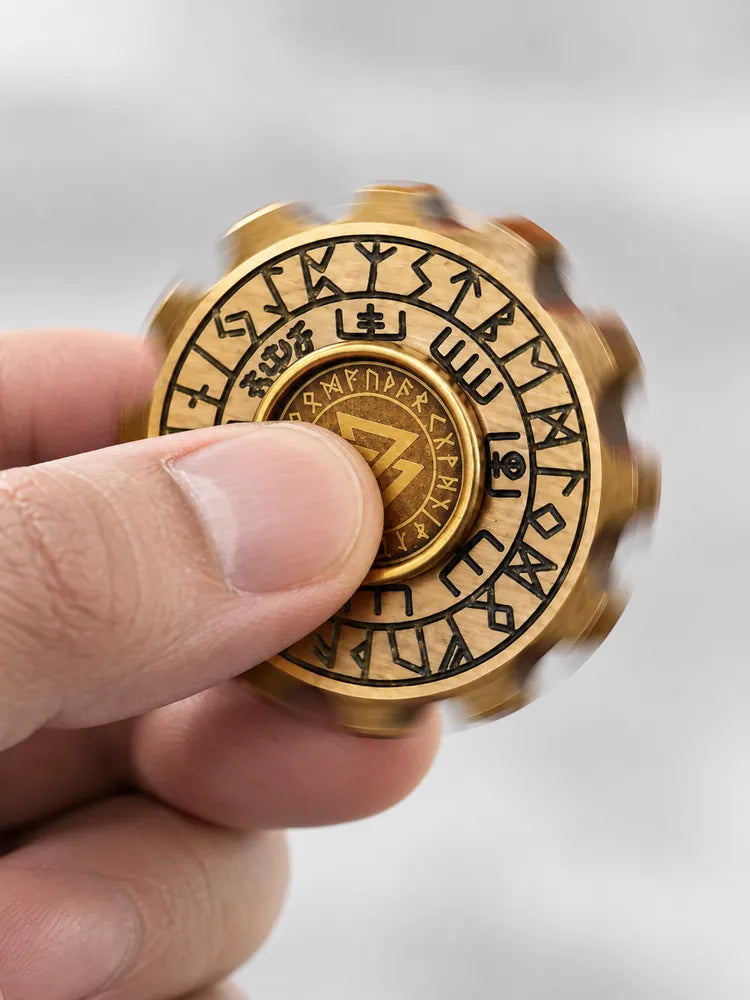 Viking Brass Spinner Fidget Toy
