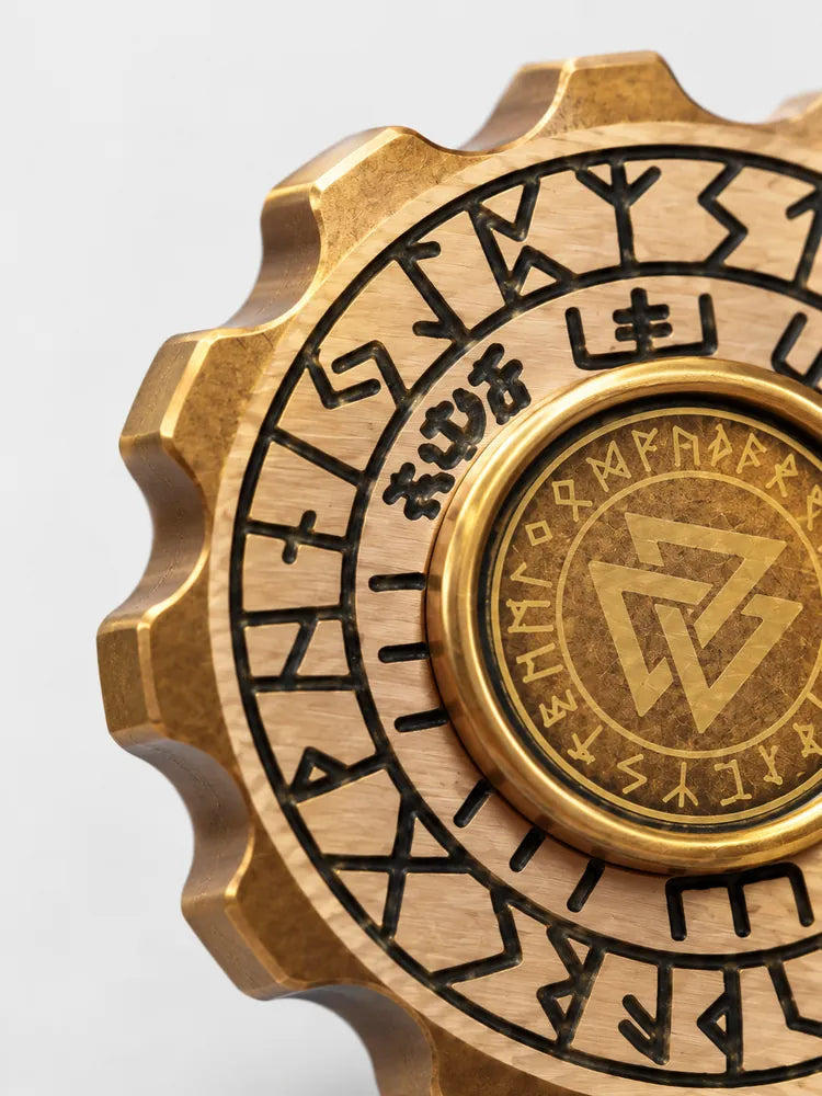 Viking Brass Spinner Fidget Toy