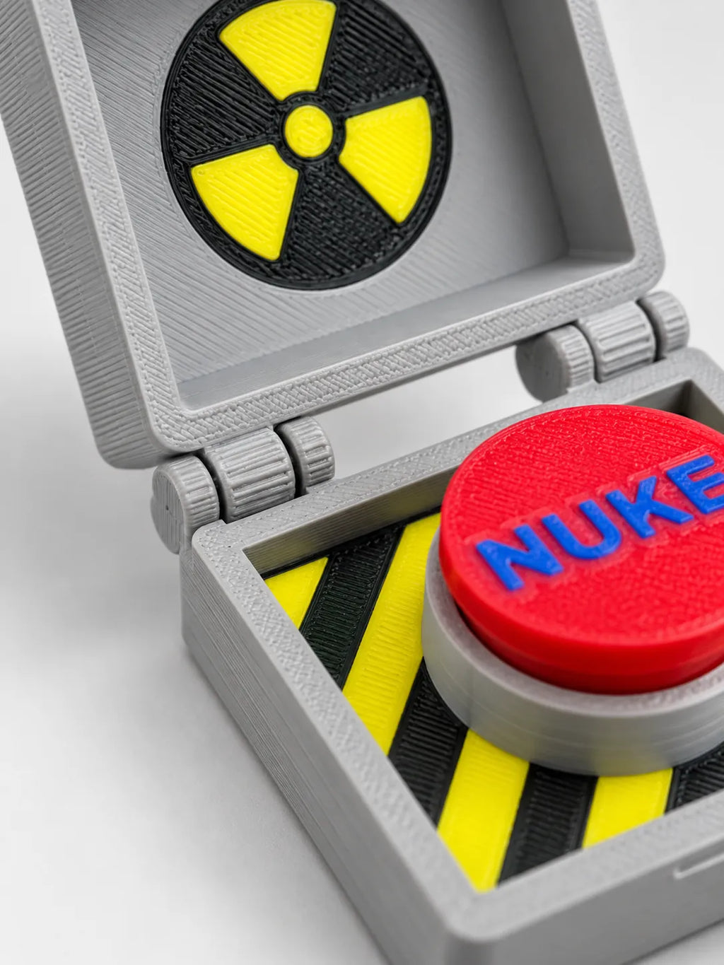3D Printed Nuclear Button Fidget Toy Desk Decor