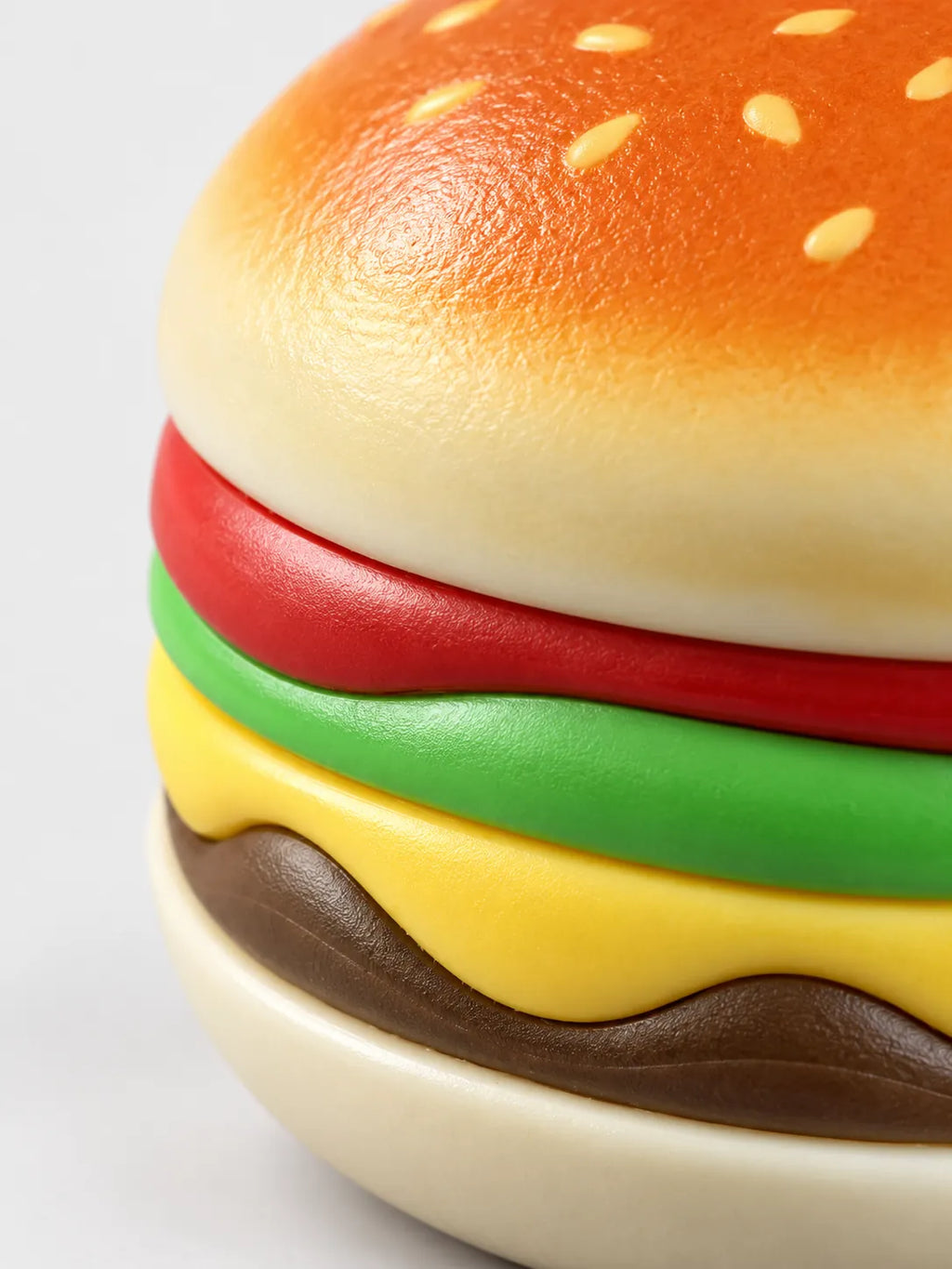 Burger Magnet Slider Fidget – Layered Sensory EDC Toy