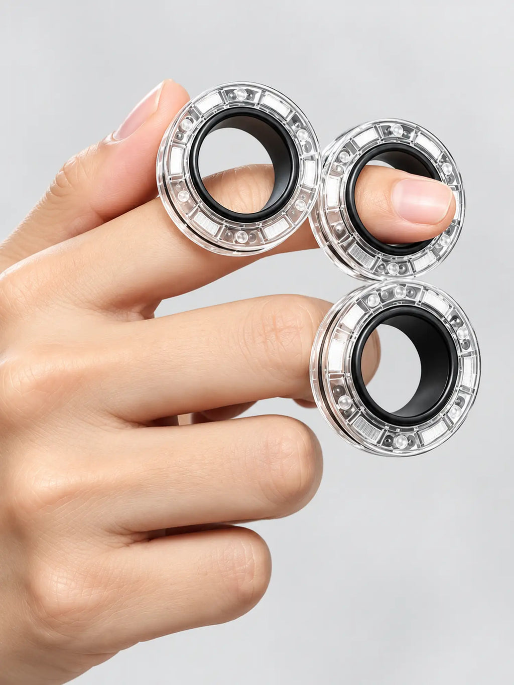 Magnetic Finger Spinner Fidget Rings