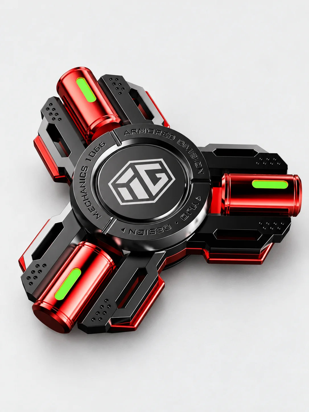 Glow Metal Fidget Spinner Toy for Sensory Needs