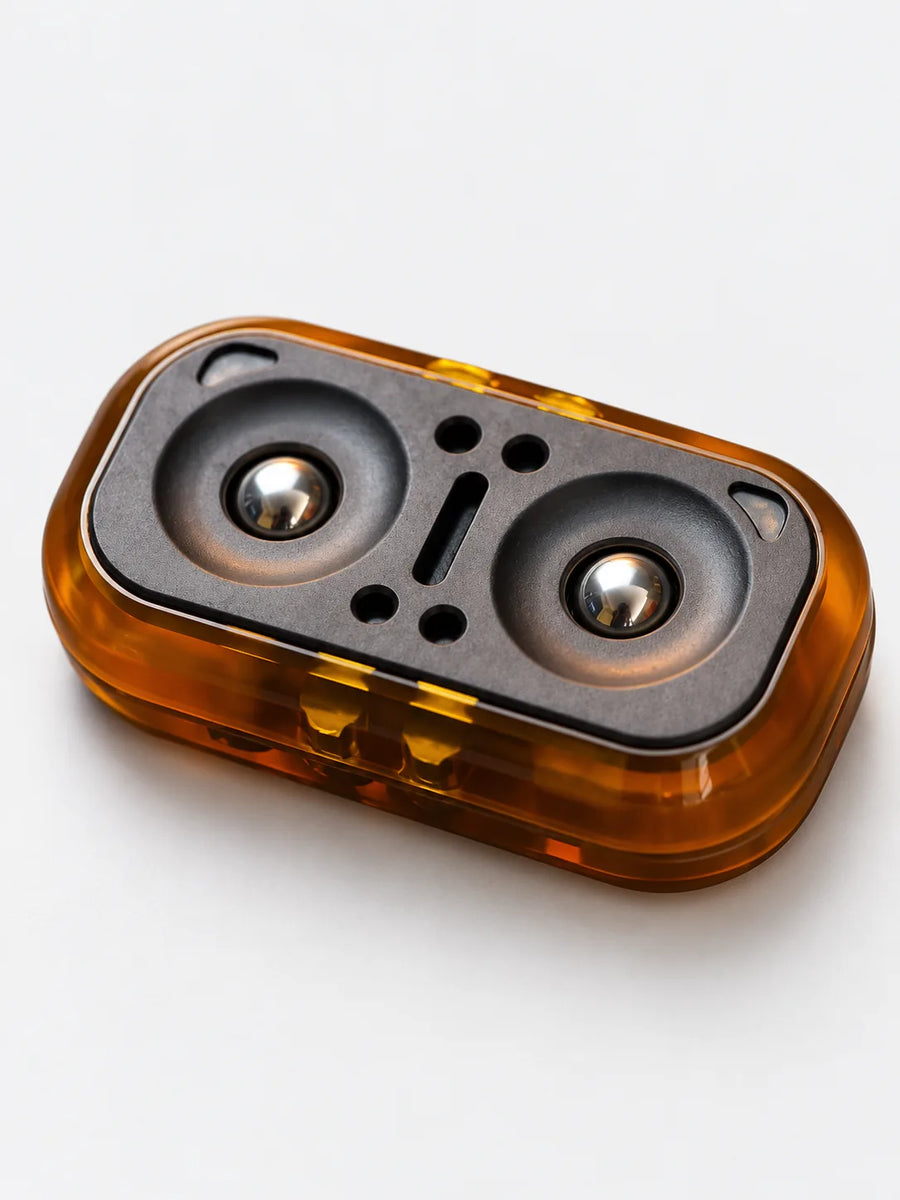 Magnetisk fidget-leksak med uggla och skjutmekanism