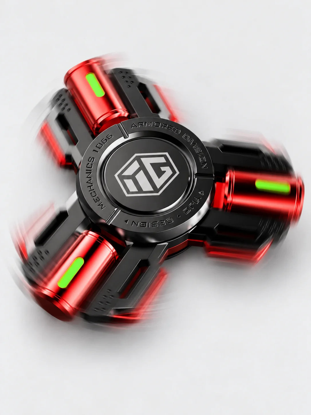 Glow Metal Fidget Spinner Toy for Sensory Needs