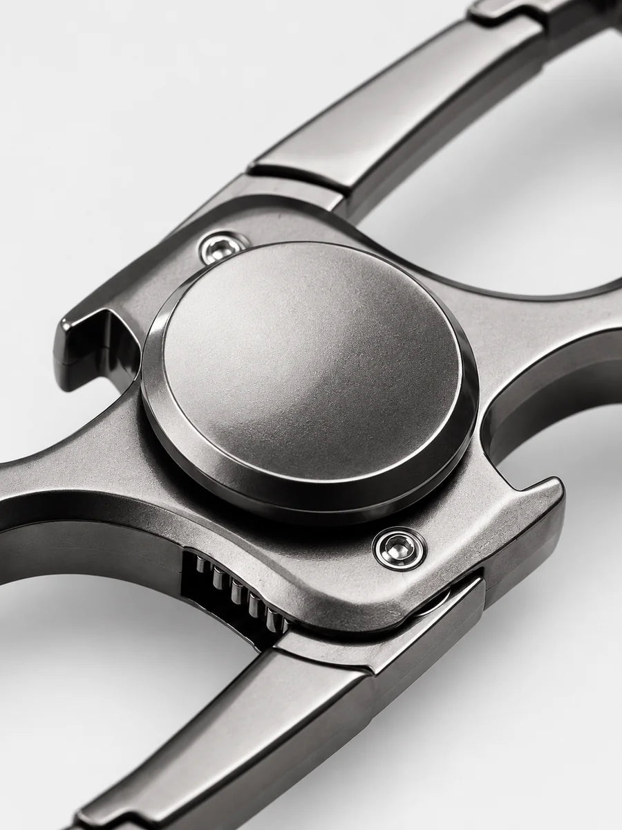 Titanium EDC Fidget Slider Carabiner Stress Relief Toy