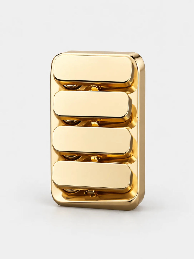 Premium Metal Slider Fidget-leksak – Klickande stressavlastande skrivbordsleksak