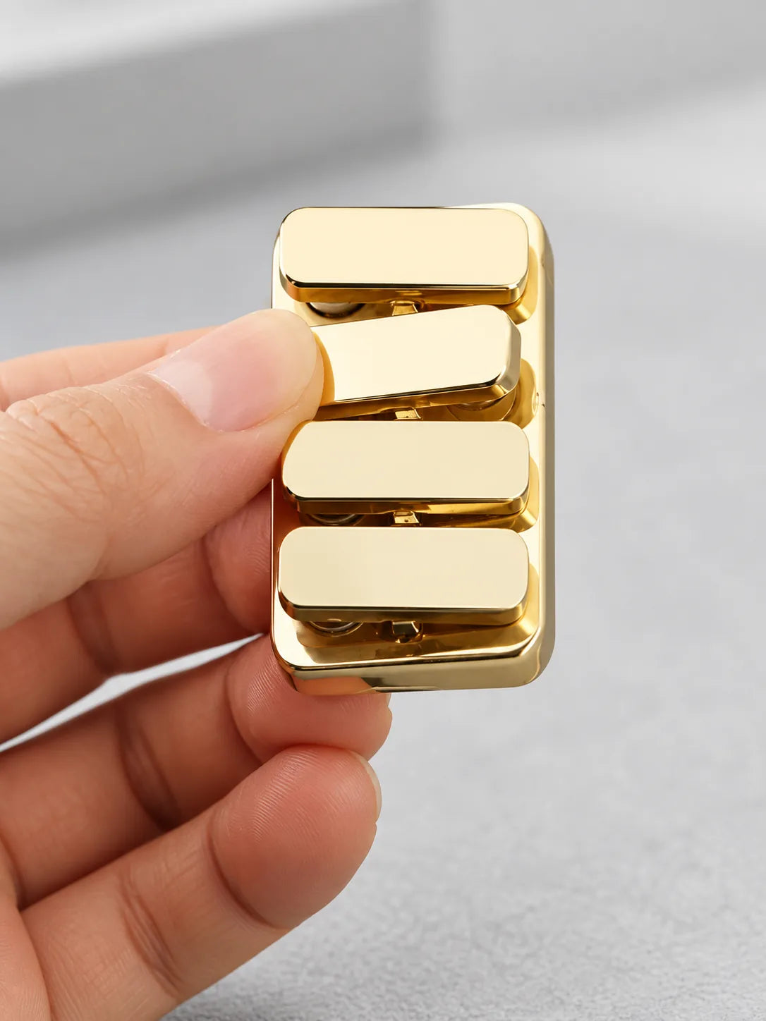 Premium Metal Slider Fidget Toy – Clicker Stress Relief Desk Toy