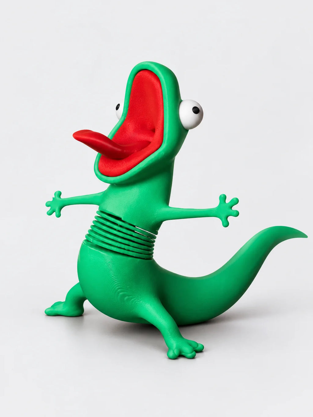 3D Printed Gecko Fidget Toy – Quiet Animal Sensory Desk Toy