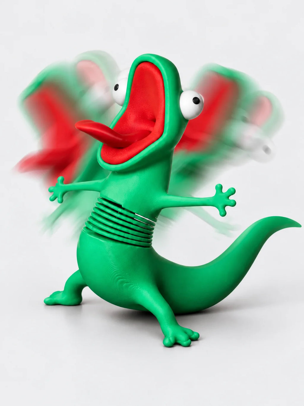 3D Printed Gecko Fidget Toy – Quiet Animal Sensory Desk Toy