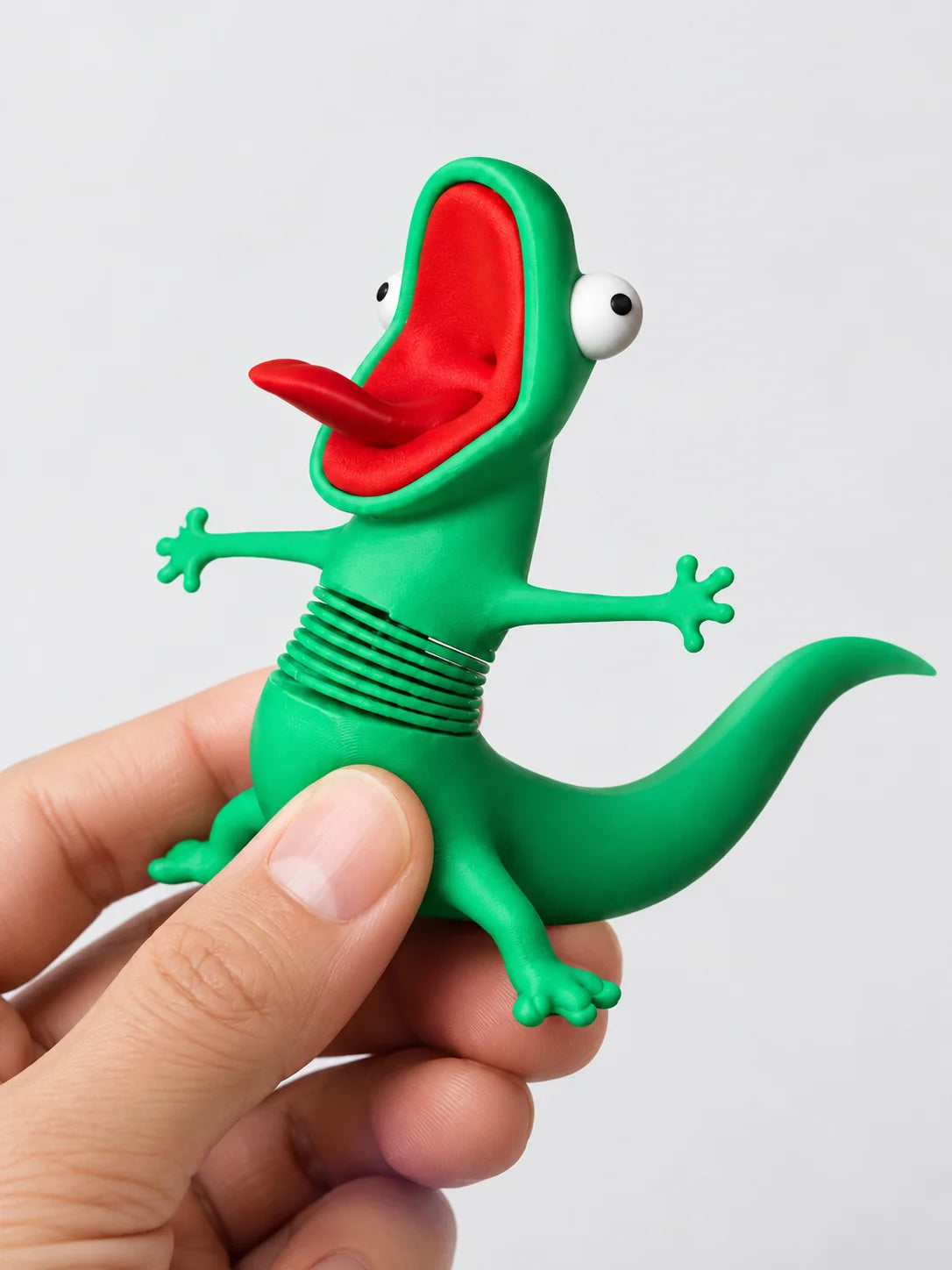 3D Printed Gecko Fidget Toy – Quiet Animal Sensory Desk Toy