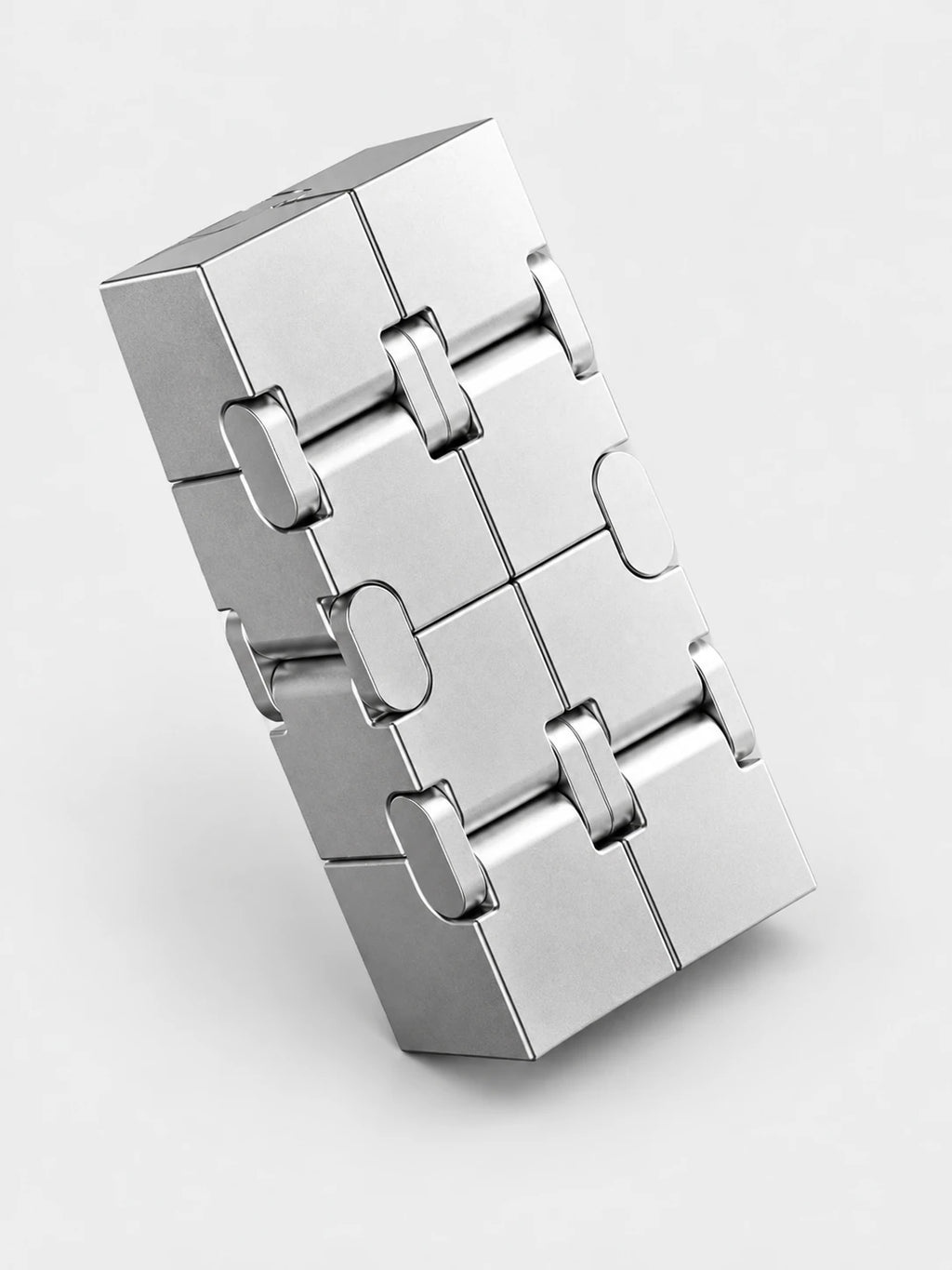 Magnetic Infinity Cube Fidget Toy – Metal Stress Relief Slider