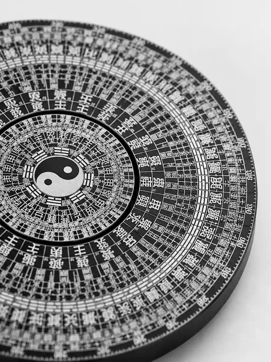 Taiji Bagua Compass Fidget Spinner – EDC Metal Stress Relief Toy