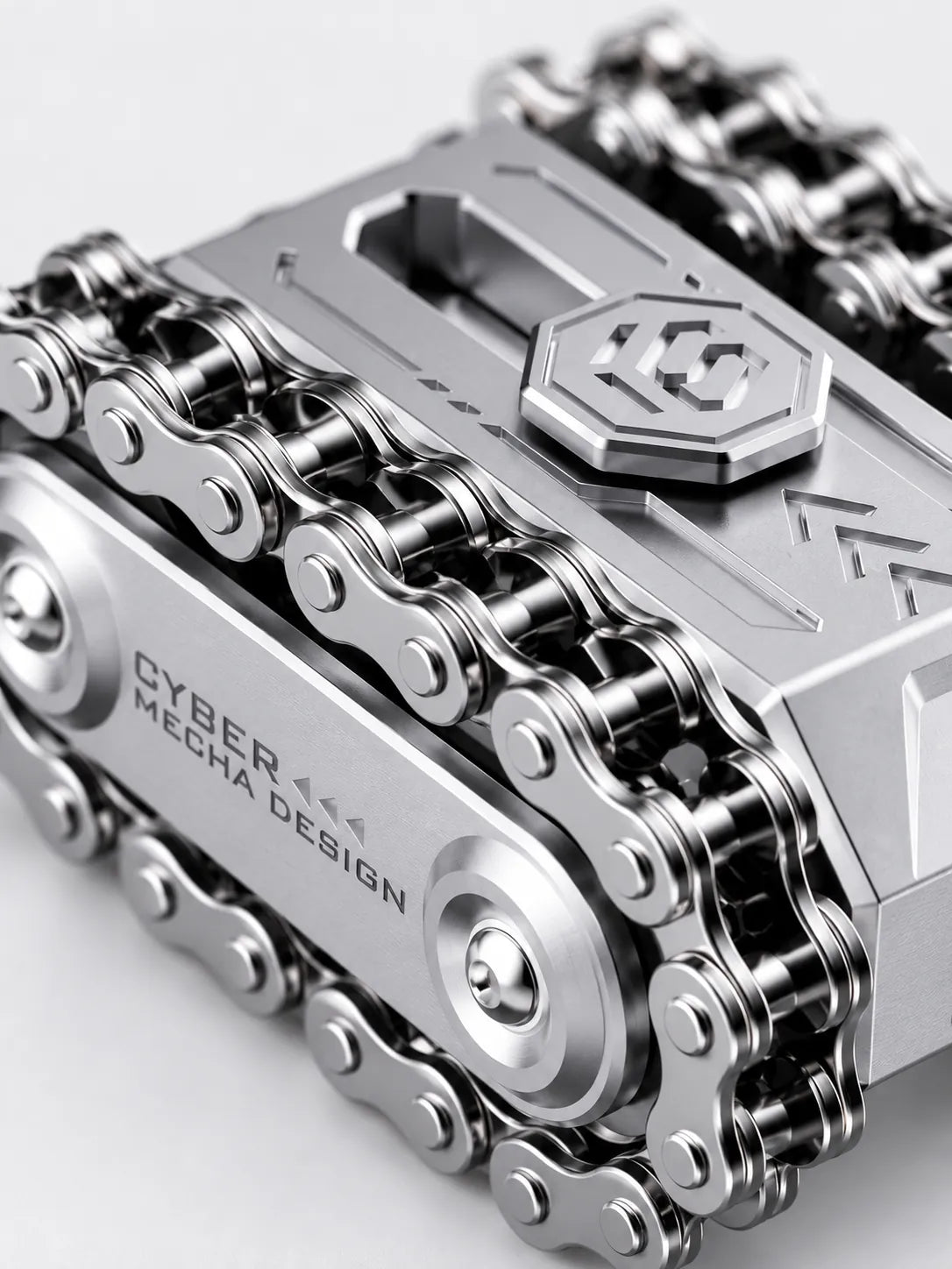 Cyber Tank Track Metal Fidget Toy