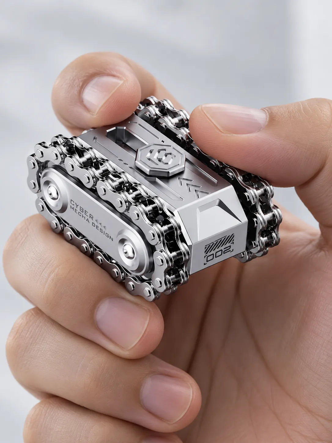 Cyber Tank Track Metal Fidget Toy