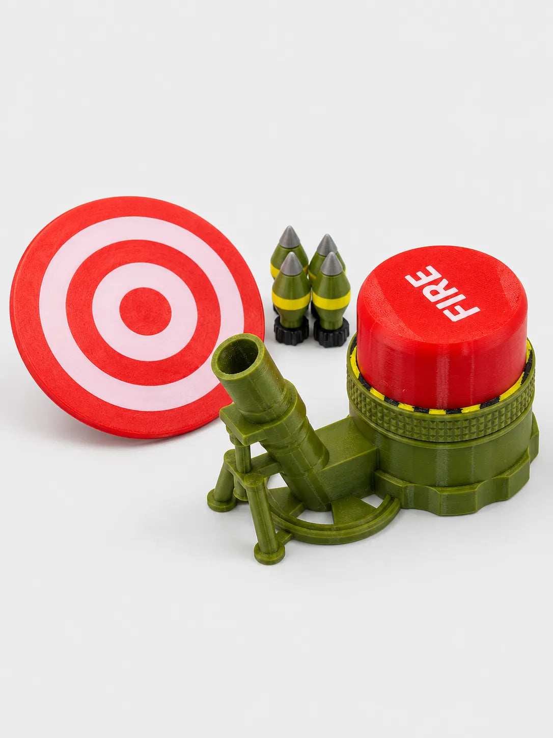 3D Printed Mini Mortar Launcher Desk Toy