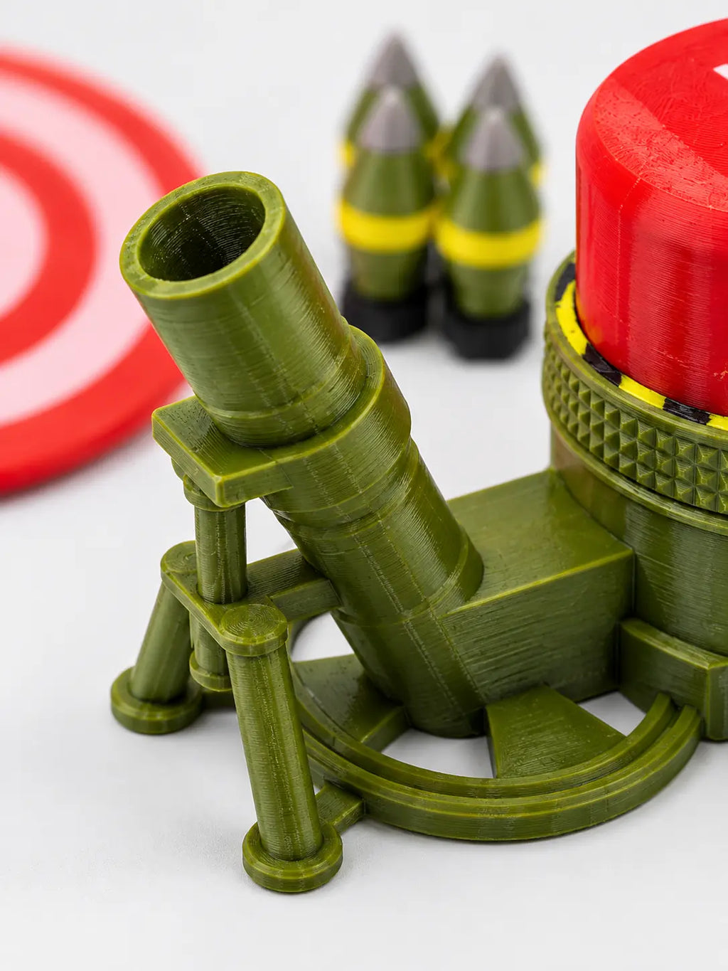 3D Printed Mini Mortar Launcher Desk Toy